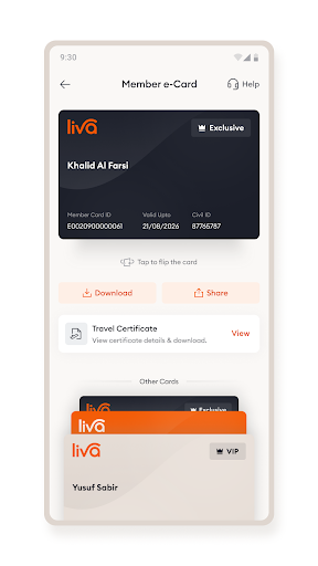 Liva Insurance screenshot