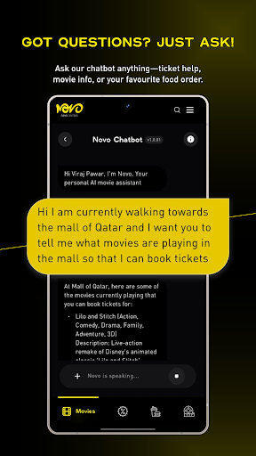 Novo Cinemas screenshot