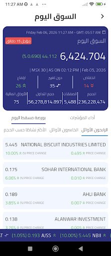 Oman Stocks screenshot