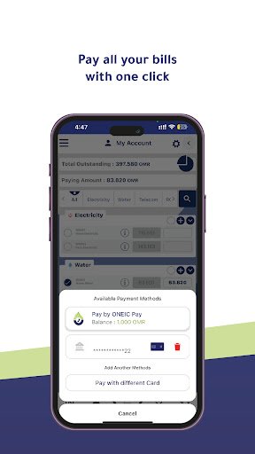 ONEIC Bill &amp; Pay screenshot