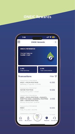 ONEIC Bill &amp; Pay screenshot