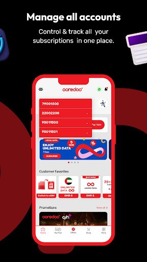 Ooredoo screenshot