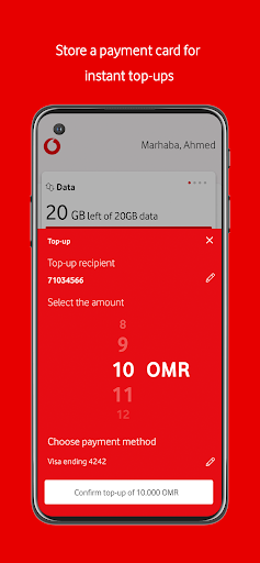 Vodafone screenshot