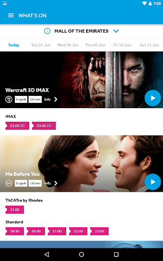 VOX Cinemas screenshot